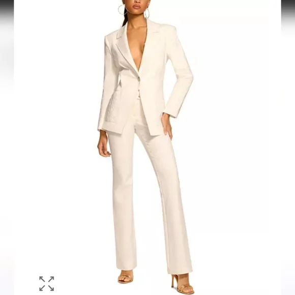 NWT Ramy Brook Marit Pant Sz 2 Ivory - Picture 2 of 15